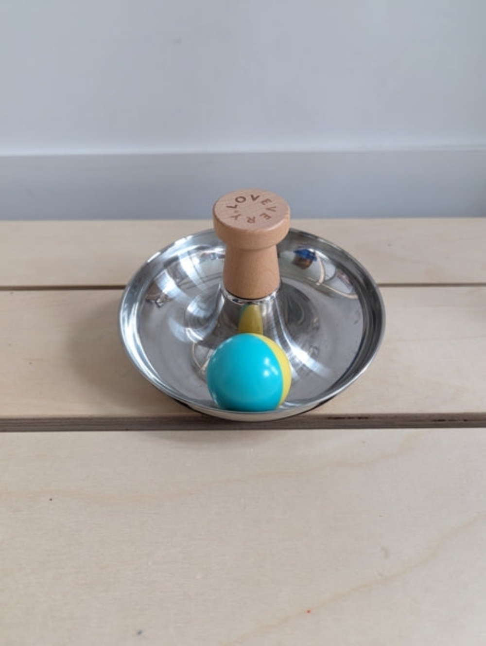 Lovevery Stainless Steel Tip & Turn With Ball